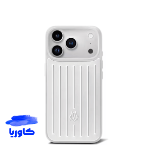 قاب آیفون Rimowa رنگ سیلور - مگ سیف فعال